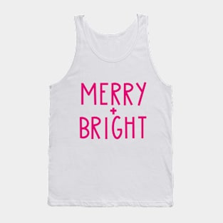 Merry and Bright Christmas Shirt Tank Top